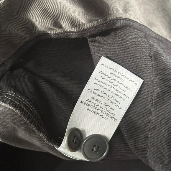 NEW Everlane Uniform Collection The Performance Chino Pants Grey 32x34 straight - Picture 5 of 9